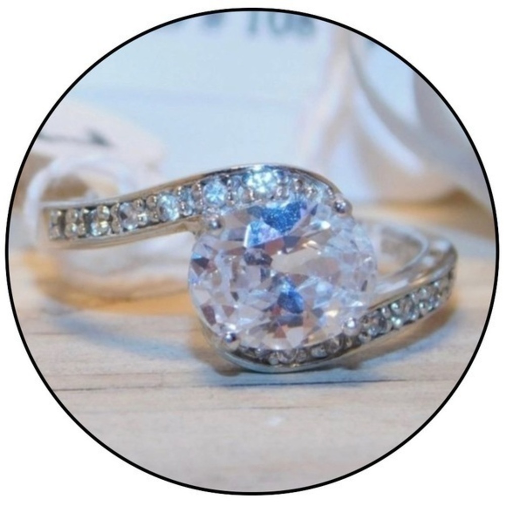 STERLING SILVER 925 OVAL RING